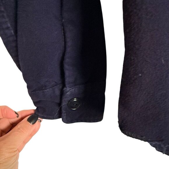 Vintage Deerskin Chamois Button Down Shirt Cabincore Cozy Outdoor Workwear‎ - Picture 7 of 12